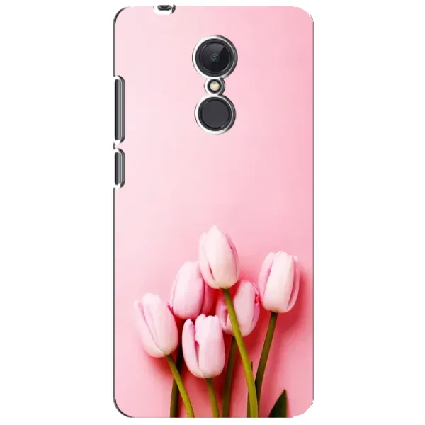Чехол с рисунком «Розовые тюльпаны» для Xiaomi Redmi 5 Plus Чехол с рисунком «Розовые тюльпаны» для Xiaomi Redmi 5 Plus
