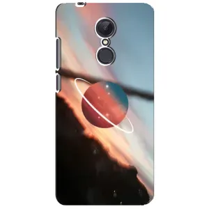 Чехол (ТПУ) с планетами на Xiaomi Redmi 5 Plus (Сатурн)