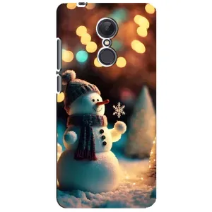Чехлы на Новый Год Xiaomi Redmi 5 Plus (Снеговик праздничный)