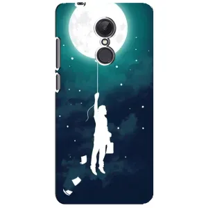 Чехол (ТПУ) с планетами на Xiaomi Redmi 5 Plus (To The moon)