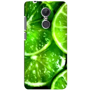 Чохол з зображенням смачної їжі для Xiaomi Redmi 5 Plus (Яскравий Лайм)