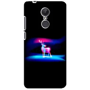 Силиконовый бампер с картинкой животных для Xiaomi Redmi 5 Plus (Яркий олень)