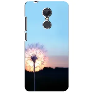 Силіконовий Чохол з кульбабками на Xiaomi Redmi 5 Plus (Захід з кульбабкою)