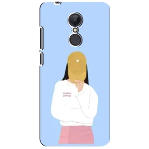 Силиконовый Чехол на Xiaomi Redmi 5 Plus с картинкой Стильных Девушек (Желтая кепка)