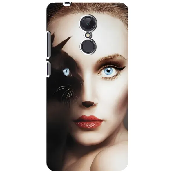 Чехол с рисунком «Женщина кошка» для Xiaomi Redmi 5 Plus Чехол с рисунком «Женщина кошка» для Xiaomi Redmi 5 Plus