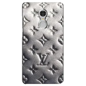 Текстурный Чехол Louis Vuitton для Редми 5 (Бежевый ЛВ)