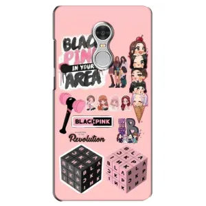 Чехлы с картинкой для Xiaomi Redmi 5 (BLACK PINK коллаж)