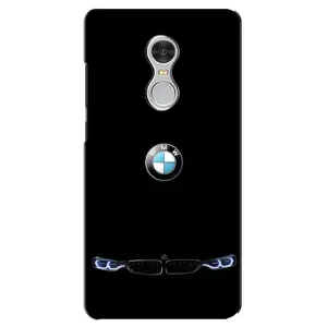 Силиконовый бампер с картинкой машины на Xiaomi Redmi 5 (Черный BMW)