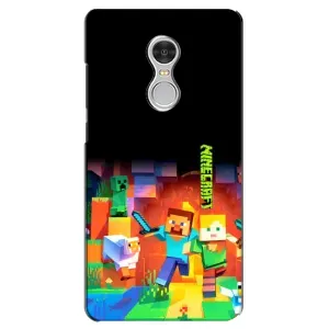Чехлы для Xiaomi Redmi 5 (Персонажи Майн Крафт) (Герой Майнкрафт)