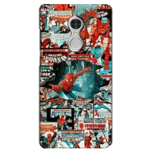 Чехол Супергерой Человека Паука на Xiaomi Redmi 5 (Комиксы Человек Паук)