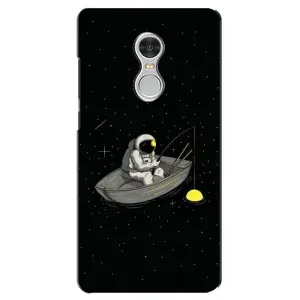 Силіконовый Чохол з принтом "Космонавти" на Xiaomi Redmi 5 (Космонавт на рибалці)