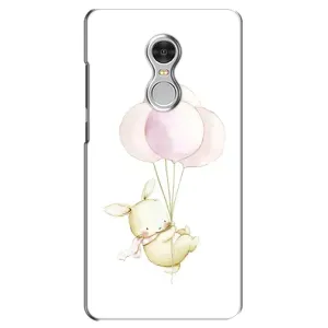 Силиконовый бампер с картинкой животных для Xiaomi Redmi 5 (Кролик и шарики)