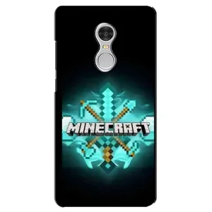 Чехол майнкрафт для Xiaomi Redmi 5 (MineCraft 2)
