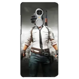 Силиконовый чехол с картинкой "Герой Pubg" на Xiaomi Redmi 5 (Пабг)