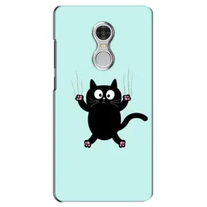 Силиконовый чехол с котиком для Xiaomi Redmi 5 (Падающий кот)