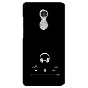 Чехол с картинками на черном фоне для Xiaomi Redmi 5 (Плеер)
