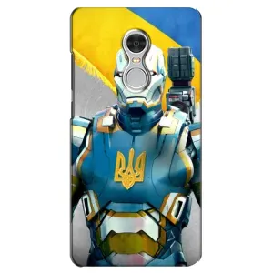 Силиконовый Чехол на Xiaomi Redmi 5 (Я-Украина) (Украинский робокоп)