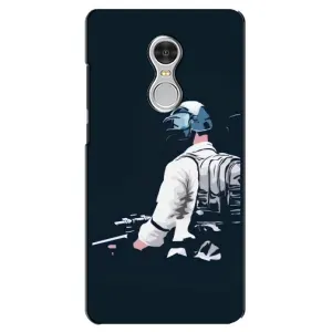 Силиконовый чехол с картинкой "Герой Pubg" на Xiaomi Redmi 5 (В экиперовке)