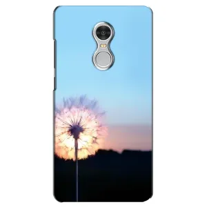 Силиконовый Чехол с одуванчиками на Xiaomi Redmi 5 (Закат с одуванчиком)