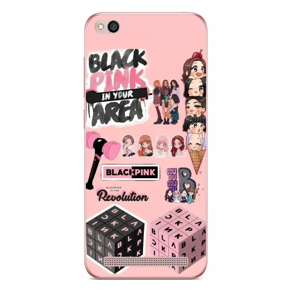 Чехол с рисунком «BLACK PINK коллаж» для Xiaomi Redmi 5A
