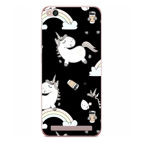 Чехол с рисунком «Единорог с кофе» для Xiaomi Redmi 5A Чехол с рисунком «Единорог с кофе» для Xiaomi Redmi 5A
