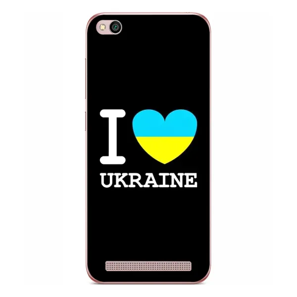 Чехол с рисунком «I Love Ukraine» для Xiaomi Redmi 5A Чехол с рисунком «I Love Ukraine» для Xiaomi Redmi 5A