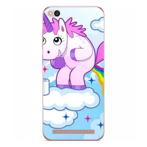 Чехол Unicorn на Xiaomi Redmi 5A (Радуга единорожка)