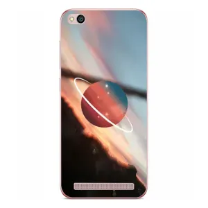 Чехол (ТПУ) с планетами на Xiaomi Redmi 5A (Сатурн)