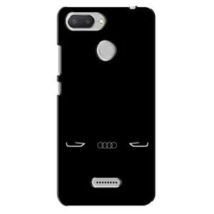 Силіконовий бампер з картинкою машини на Xiaomi Redmi 6 (Сілует Audi)