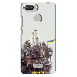 Чехлы на военную тематику для Xiaomi Redmi 6 (Азовсталь)