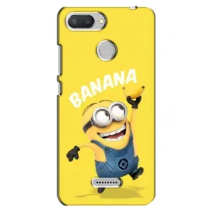Мультяшный принт на Чехол для Редми 6 (Banana)