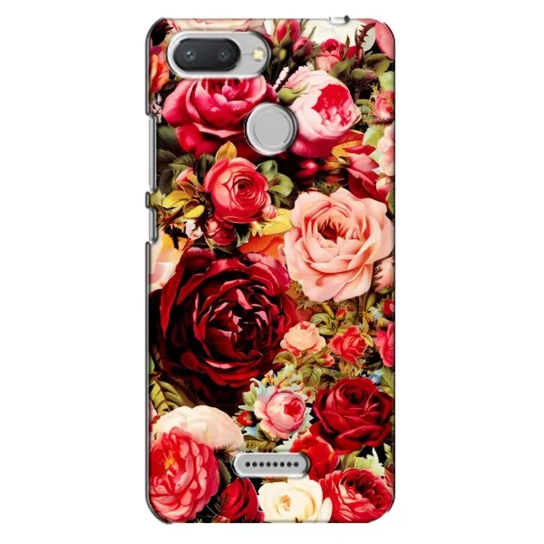 Чехол с рисунком «Букет цветов» для Xiaomi Redmi 6 Чехол с рисунком «Букет цветов» для Xiaomi Redmi 6