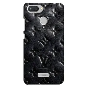 Текстурний Чохол Louis Vuitton для Редмі 6 (Чорний ЛВ)