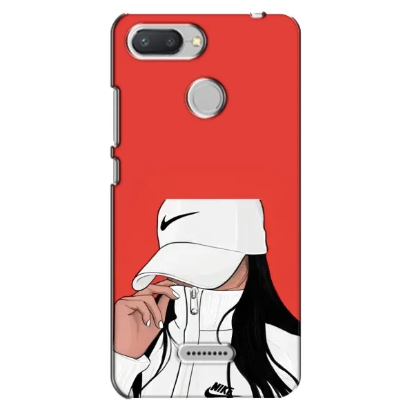 Чехол с рисунком «Девушка Nike» для Xiaomi Redmi 6 Чехол с рисунком «Девушка Nike» для Xiaomi Redmi 6