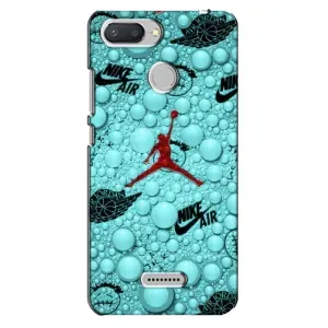 Силіконовый Чохол Nike Air Jordan на Редмі 6 (Джордан Найк)