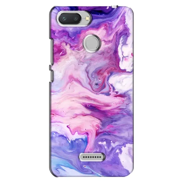 Чехол с рисунком «Фиолетовый мрамор» для Xiaomi Redmi 6 Чехол с рисунком «Фиолетовый мрамор» для Xiaomi Redmi 6