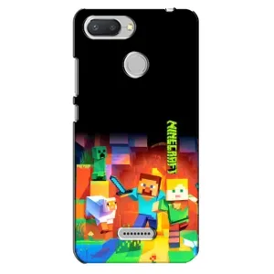 Чохли для Xiaomi Redmi 6 (Персонажі МайнКрафт) (Герой Майнкрафт)