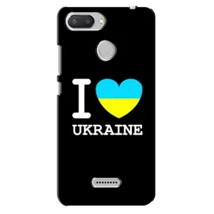 Чехол с Украинской символикой на Редми 6 (I Love Ukraine)