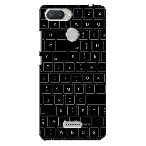 Чехол с рисунком «Клавиатура» для Xiaomi Redmi 6 Чехол с рисунком «Клавиатура» для Xiaomi Redmi 6