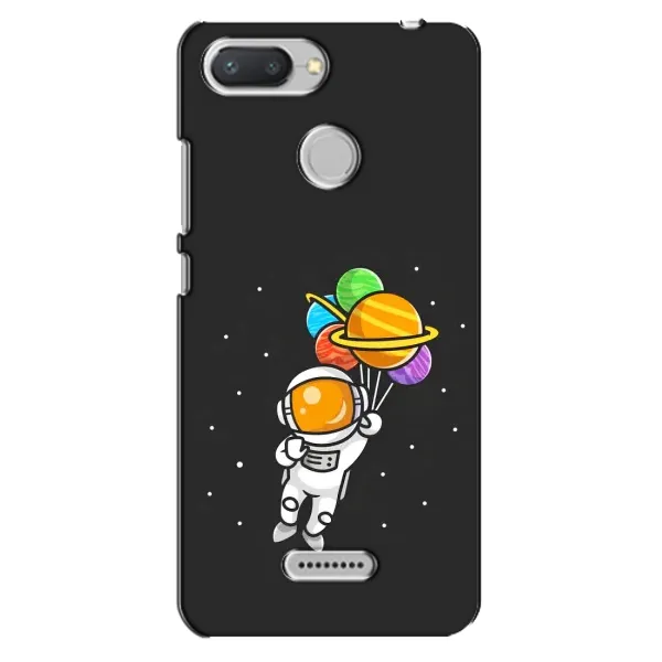 Чехол с рисунком «Космонавт с шариками» для Xiaomi Redmi 6