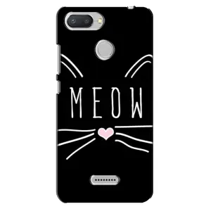 Бампер с изображением Котиков для Редми 6 (КОТИК MEOW)