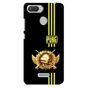Чохол (TPU) з картинкою "Лого Пабг" на Редмі 6 (Логотип PUPG)