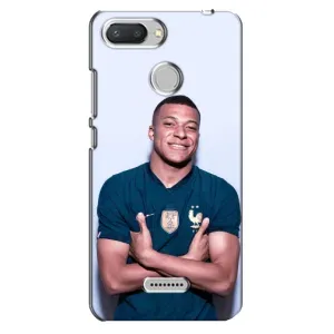 Чехол (TPU) с Футболистом на Xiaomi Redmi 6 (Мбаппешичка)