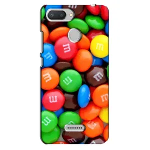 Чохол з зображенням смачної їжі для Xiaomi Redmi 6 (Різнокольорові M&M'S)