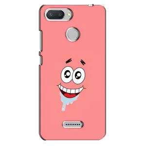 Чехлы с Патриком на Xiaomi Redmi 6 (Мордочка Патрика)