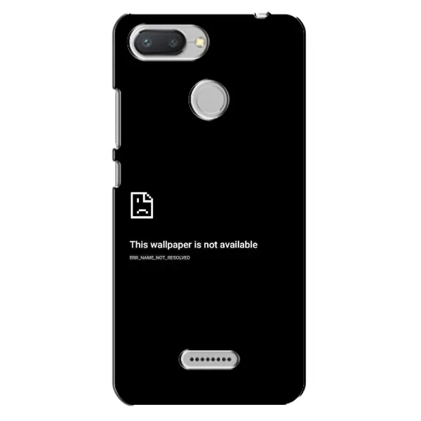 Чехол с рисунком «Ошибка» для Xiaomi Redmi 6 Чехол с рисунком «Ошибка» для Xiaomi Redmi 6