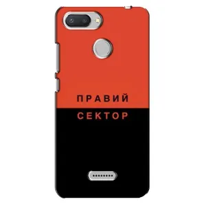 Чехлы УПА (Красно-Чёрный) на Xiaomi Redmi 6 (Правый Серктор)