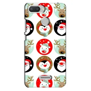 Силіконовий бампер на різдво для Xiaomi Redmi 6 (Різдвяний принт)