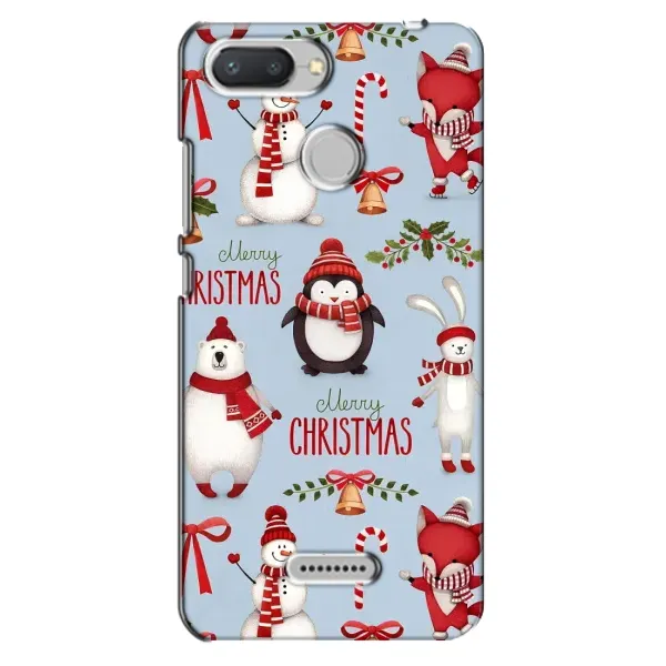 Чехол с рисунком «Рождественский» для Xiaomi Redmi 6 Чехол с рисунком «Рождественский» для Xiaomi Redmi 6