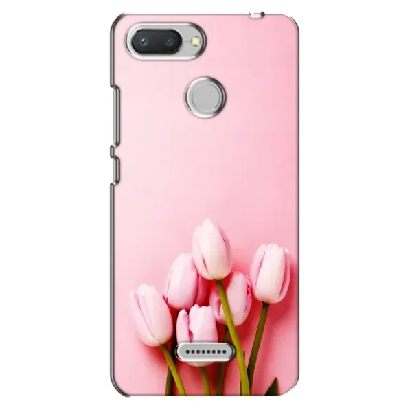 Чехол с рисунком «Розовые тюльпаны» для Xiaomi Redmi 6 Чехол с рисунком «Розовые тюльпаны» для Xiaomi Redmi 6